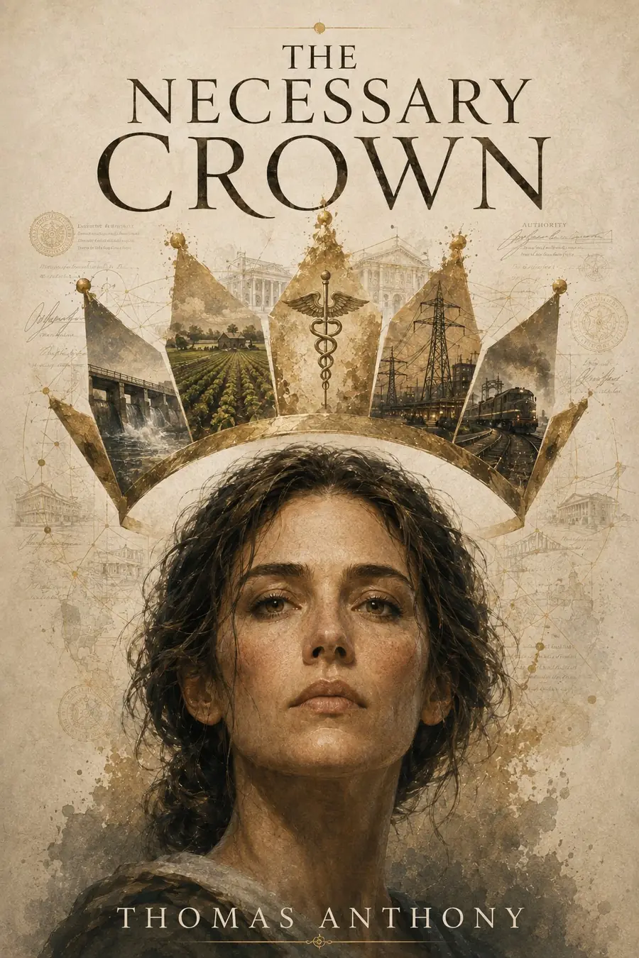 Cover of The Necessary Crown by Thomas Anthony — literary speculative fiction
