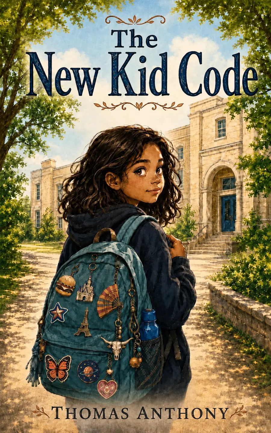 Cover of The New Kid Code by Thomas Anthony — middle grade fiction for ages 9–12