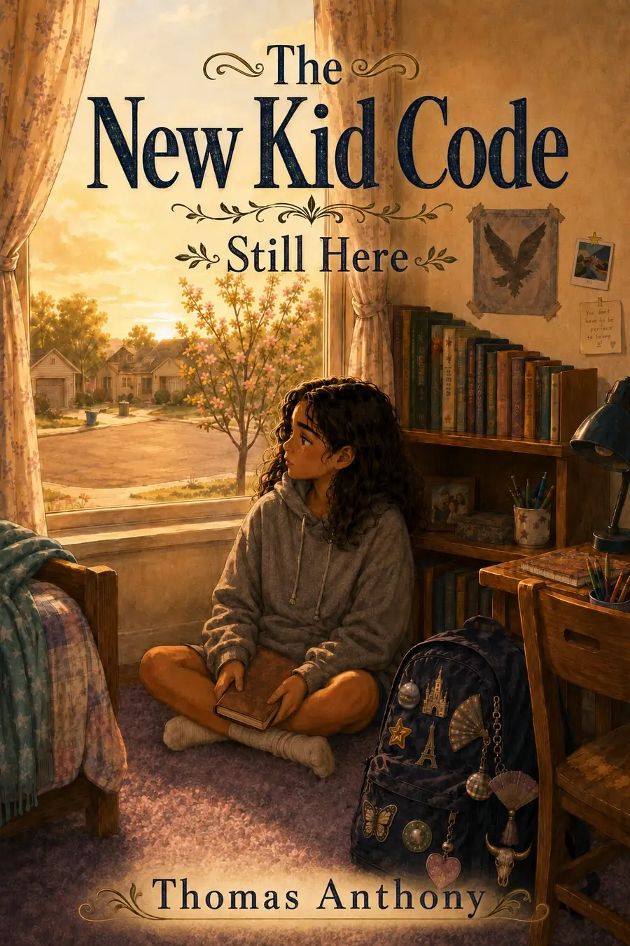 Cover of The New Kid Code: Still Here by Thomas Anthony — middle grade fiction for ages 9–12